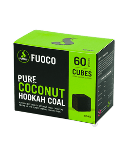 FUMARI Fuoco Kokoskohle 22mm Naturkohle 0.5kg - Shisha Kohle - HOOKAH BLACK SHOP Kaufen