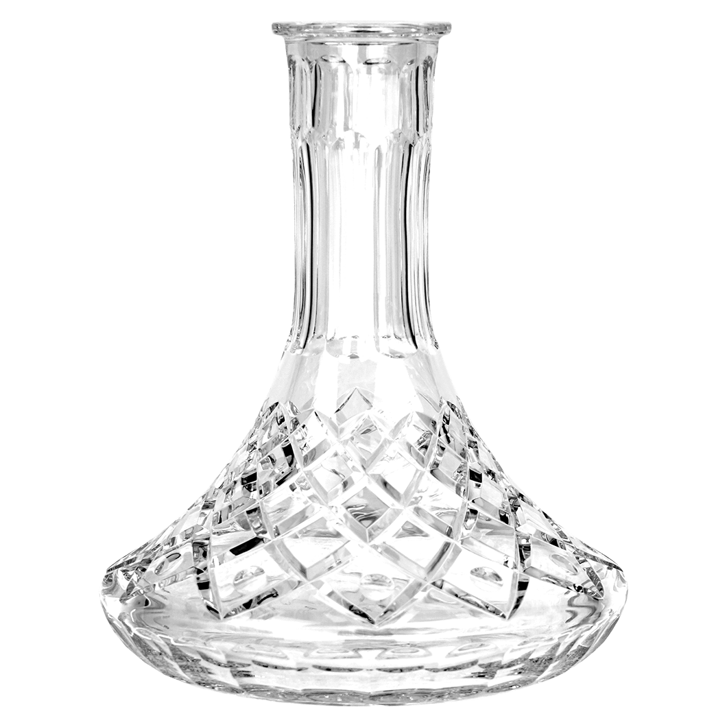 HOOKAH BLACK Crystal - Kristallglas Tradi Bowl für Shisha ohne Gewinde - HOOKAH BLACK