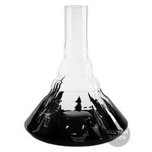 KAYA 635CE Black Spot Schwarz/Clear Ersatzglas, Glas Bowl für ELOX Shisha ohne Gewinde