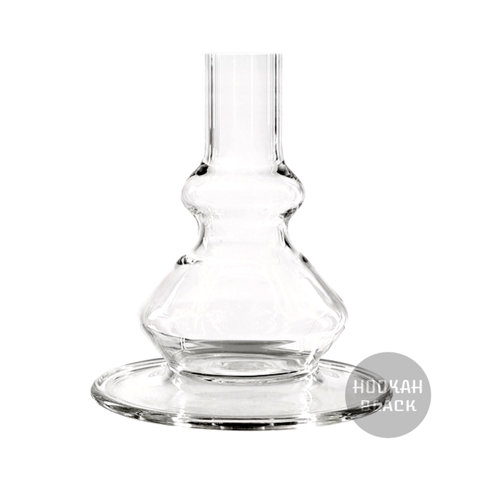 Kaya Clear ELOX 580 BORO Ersatzglas Glas Bowl für Shisha ohne Gewinde - HOOKAH BLACK