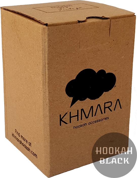 KHMARA TT1 Vintage - Braun Handgefertigte Tabakkopf - HOOKAH BLACK