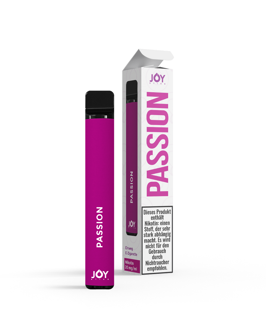 JOY Stick PASSION - Passion Fruit - Einweg E-Zigarette, E-Shisha