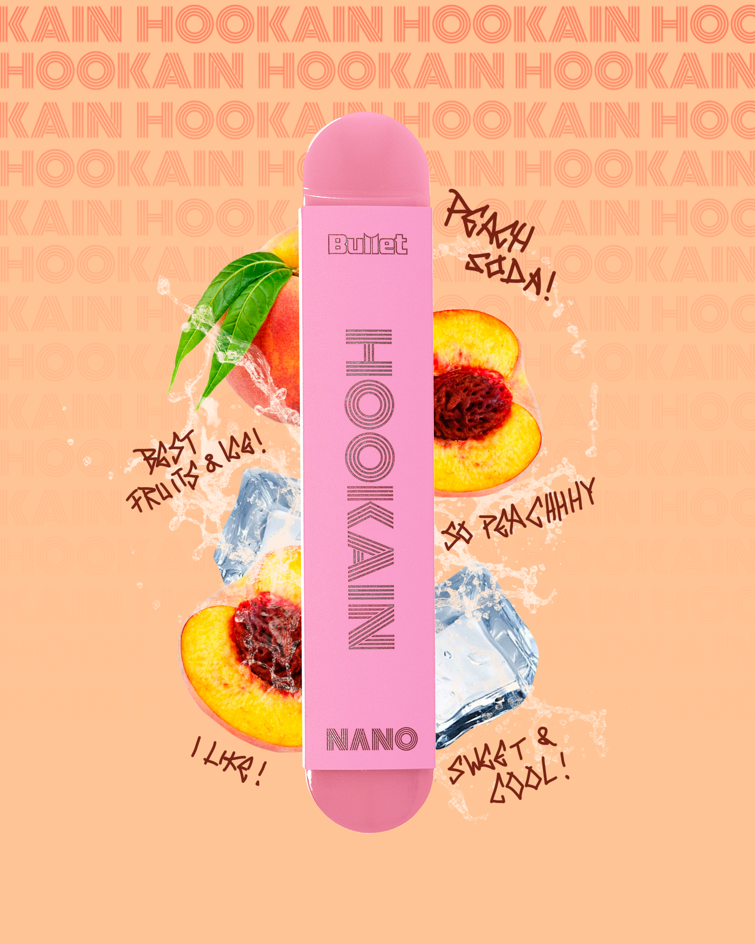 HOOKAIN - Nano X - Peach Soda
