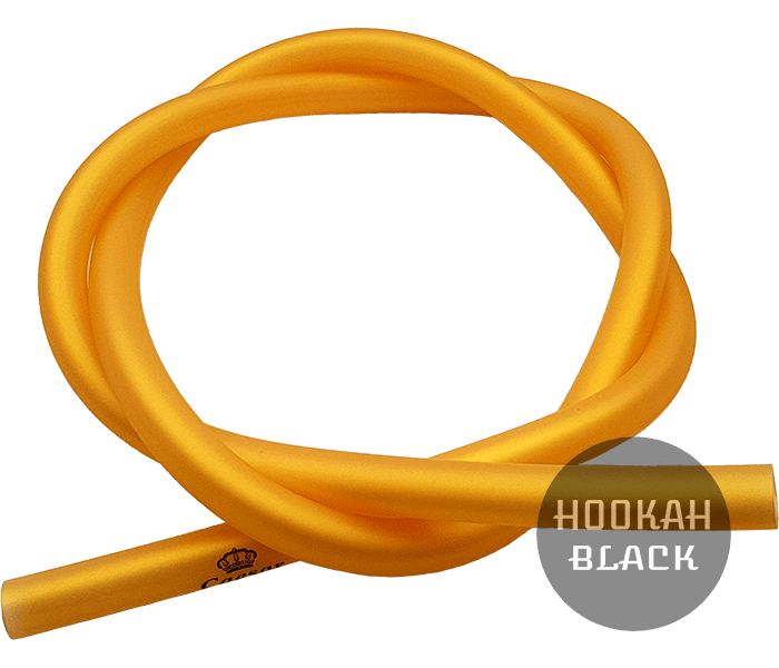 Caesar Shisha Silikonschlauch - 1.5M Matt Golden - HOOKAH BLACK SHOP Kaufen
