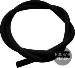 Caesar Shisha Silikonschlauch - 1.5M Matt Schwarz - HOOKAH BLACK SHOP Kaufen