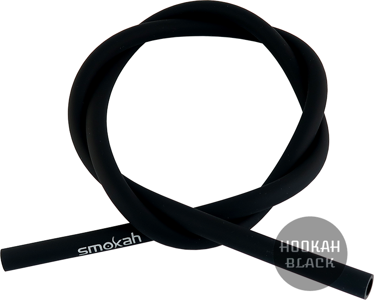 Shisha Silikonschlauch - 1.5M Matt Schwarz - HOOKAH BLACK