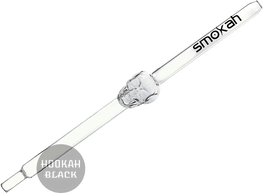 Smokah Totenkopf Glasmundstück - HOOKAH BLACK