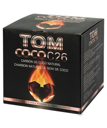 TOM COCO C26 Premium Kokosnuss, 26mm Naturkohle 2kg
