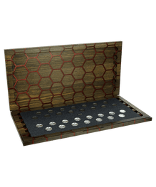 UNION Hookah TricTrac Backgammon SET - Braun Asche