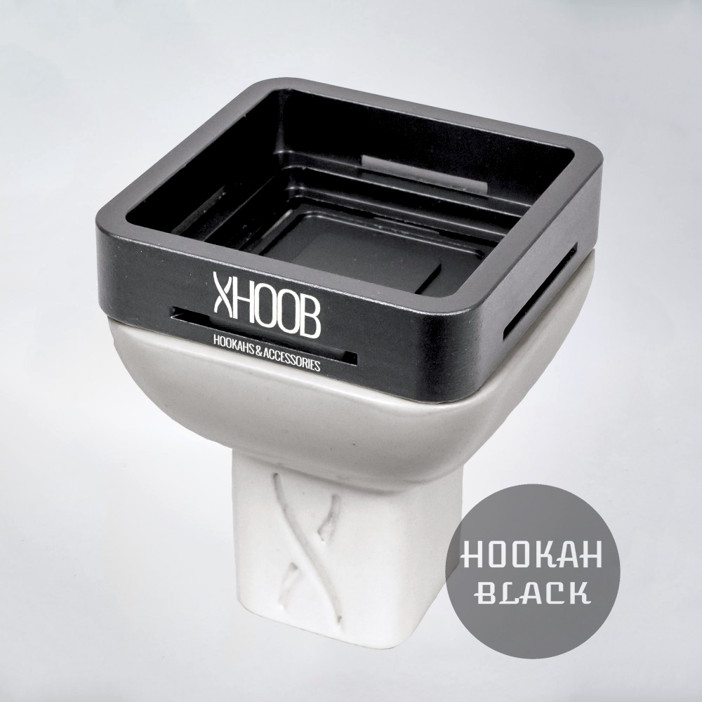 HOOB HOOKAH Futurist Bowl - Handgefertigte Premium Tabakkopf - HOOKAH BLACK