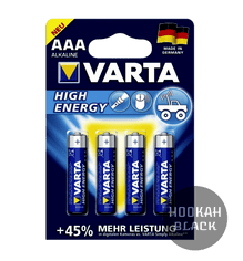 4 VARTA Batterien AAA, Micro-LR03 1,5V High-Energy, +45% mehr Leistung!